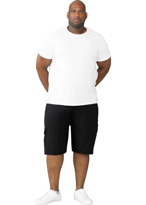 Duke Black John Cotton Lightweight Kingsize Cargo Shorts - XL Image 1