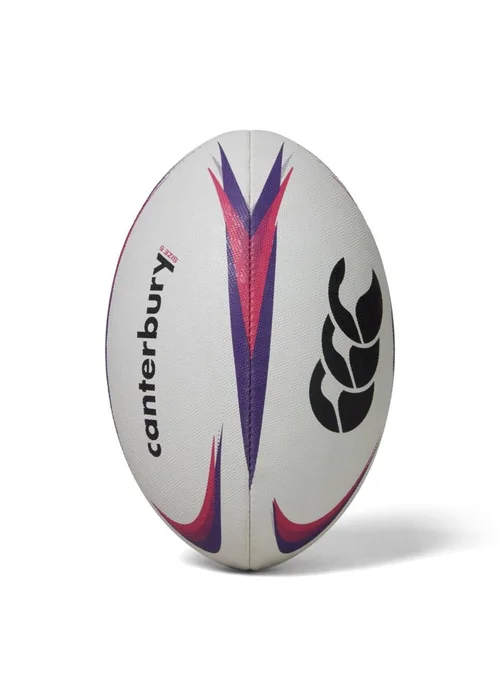 Canterbury White Mentre Rugby Ball - 3 Image 1