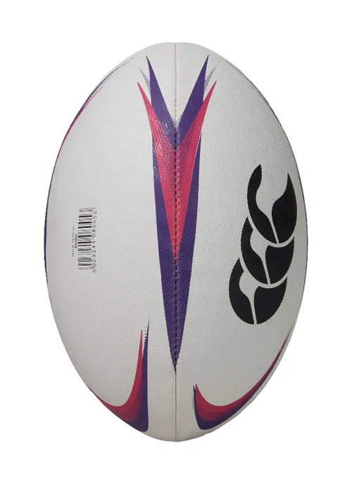 Canterbury White Mentre Rugby Ball - 3 Image 2