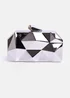 Where's That From Silver Melanie Geometric Pattern Clutch Bag - One Size Image 1