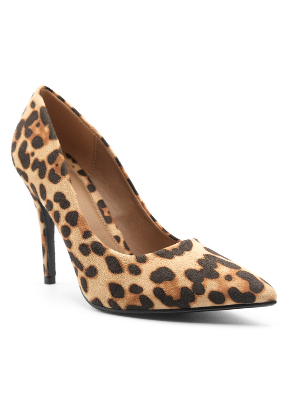 Where's That From Leopard Suede Leah Toe Pump High Heels - 3 Image 1
