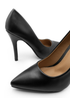 Where's That From Black Pu Leah Toe Pump High Heels - Size 4 Image 2