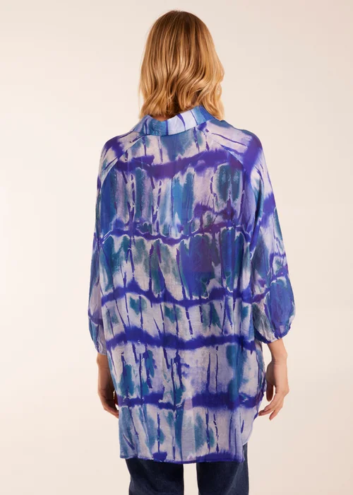 Blue Vanilla Blue Tie Dye Shirt - One Size Image 2