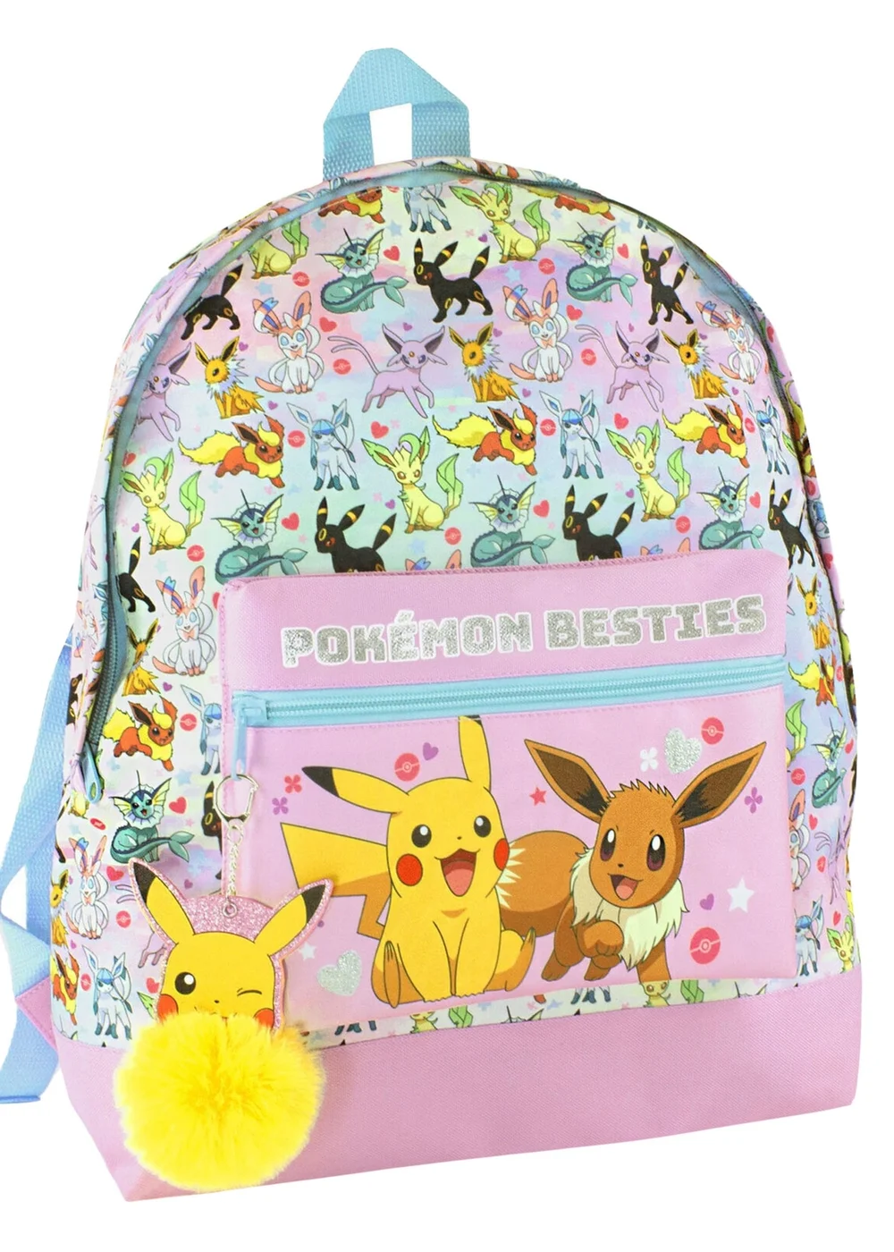 Pokemon Multi Colour Besties Glitter Pikachu Backpack - One Size Image 3