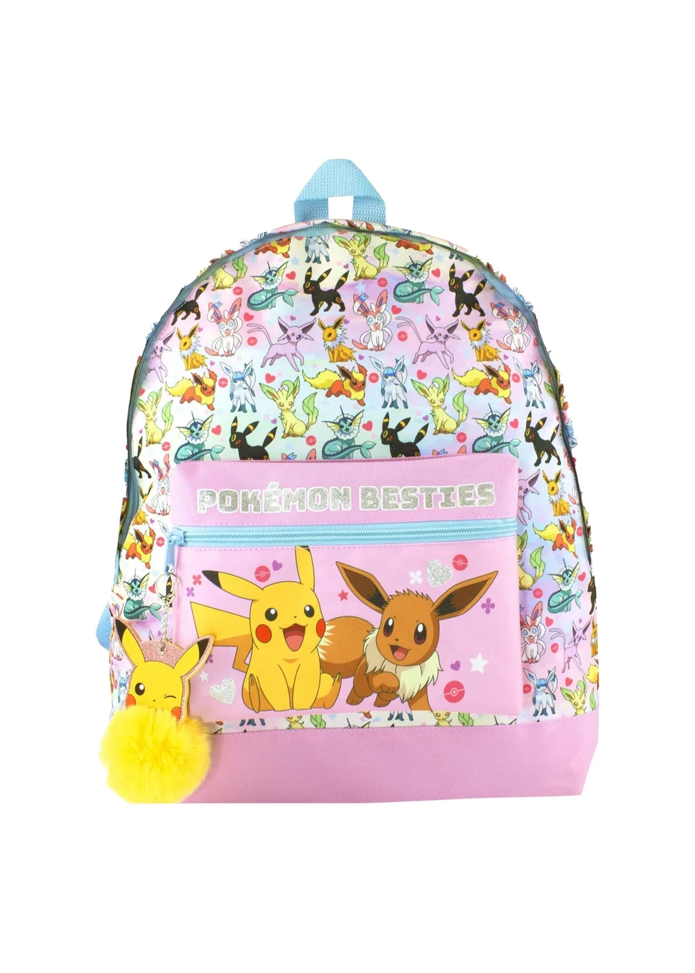Pokemon Multi Colour Besties Glitter Pikachu Backpack - One Size Image 1