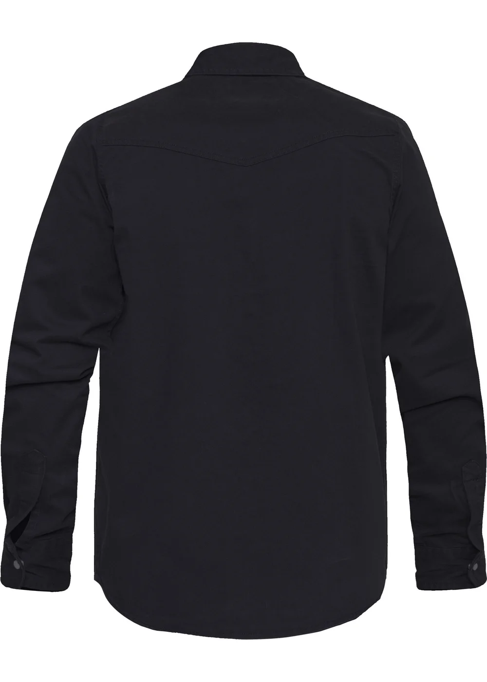 Duke Black Western Denim Shirt - S Image 2