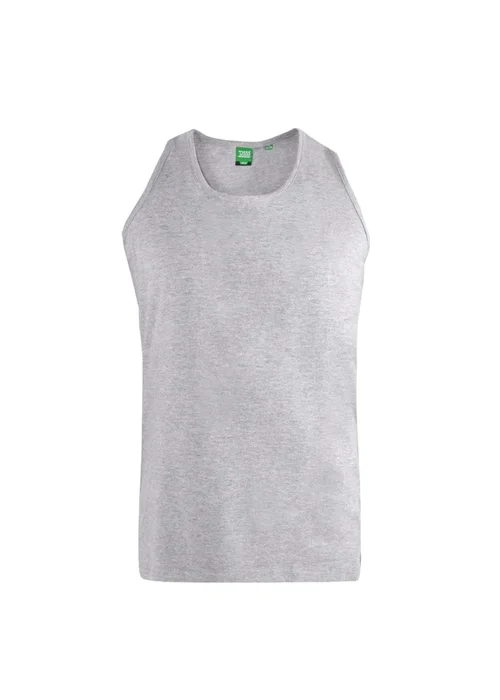 Duke Light Grey Fabio-1 Kingsize Muscle Vest - XL Image 1
