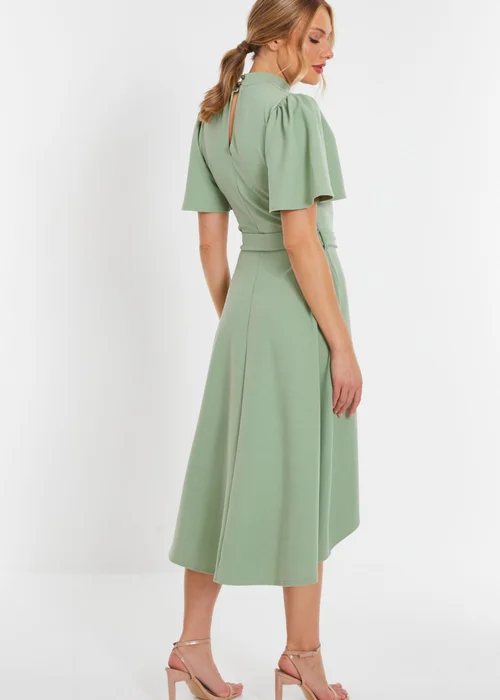 Quiz Green Corsage Midi Dress - 8 Image 2