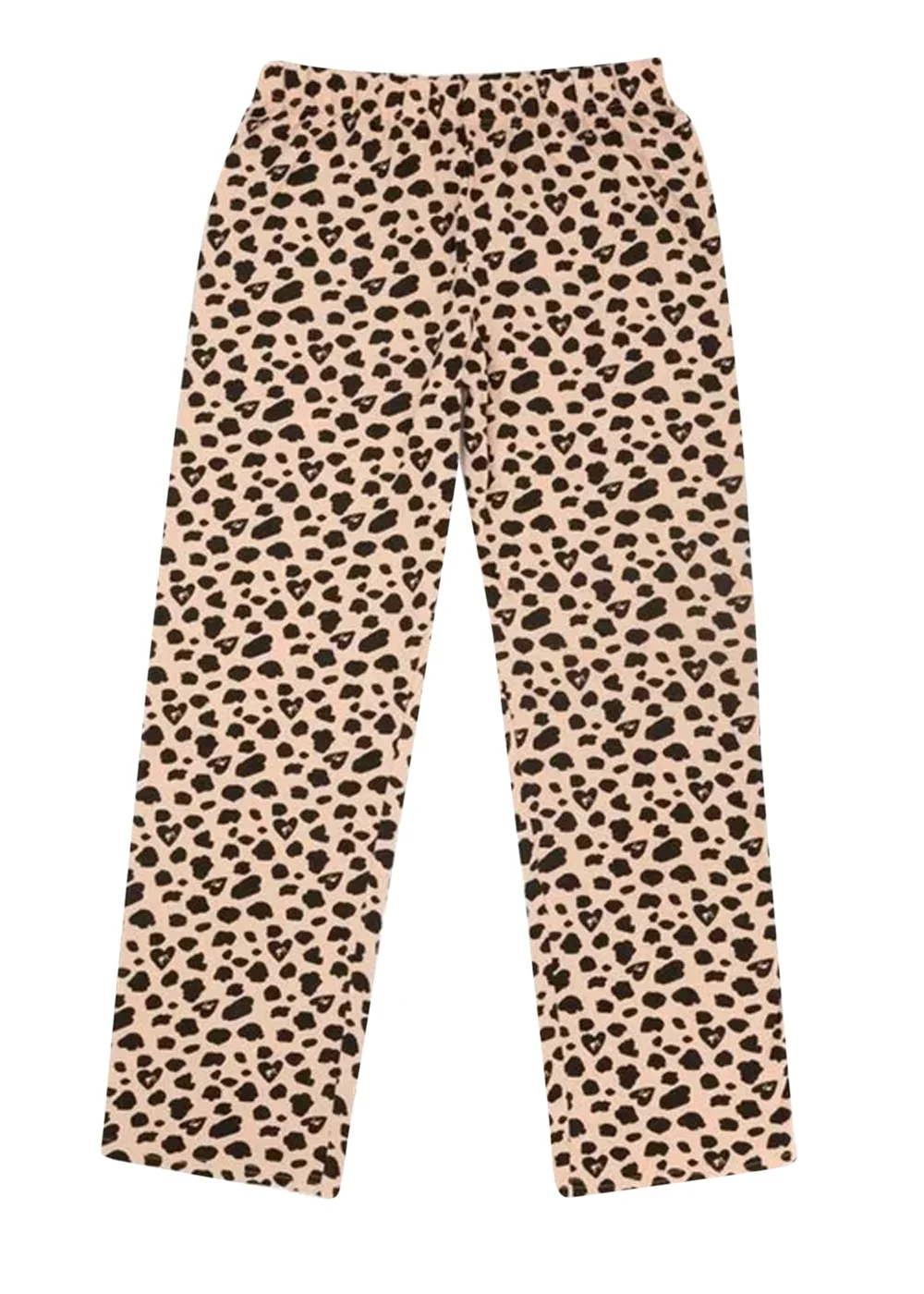 Barbie White Animal Print Pyjama Set - Small Image 6