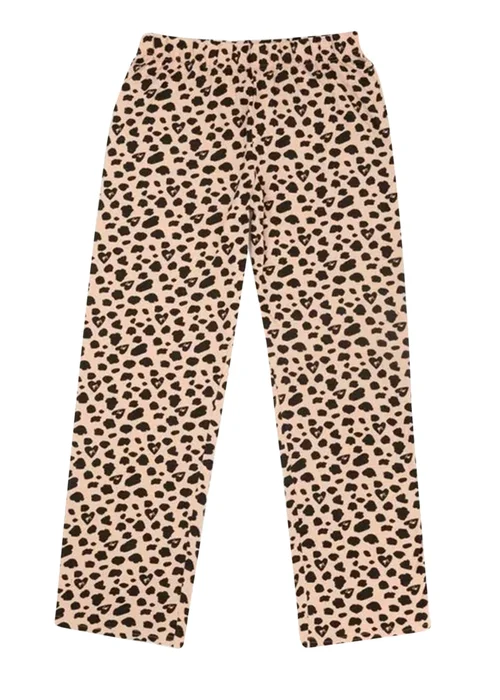 Barbie White Animal Print Pyjama Set - Small Image 6