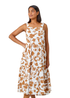 Roman Biscuit Sleeveless Cotton Floral Midi Dress - 16 Image 1