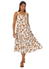 Roman Biscuit Sleeveless Cotton Floral Midi Dress - 16 Image 3