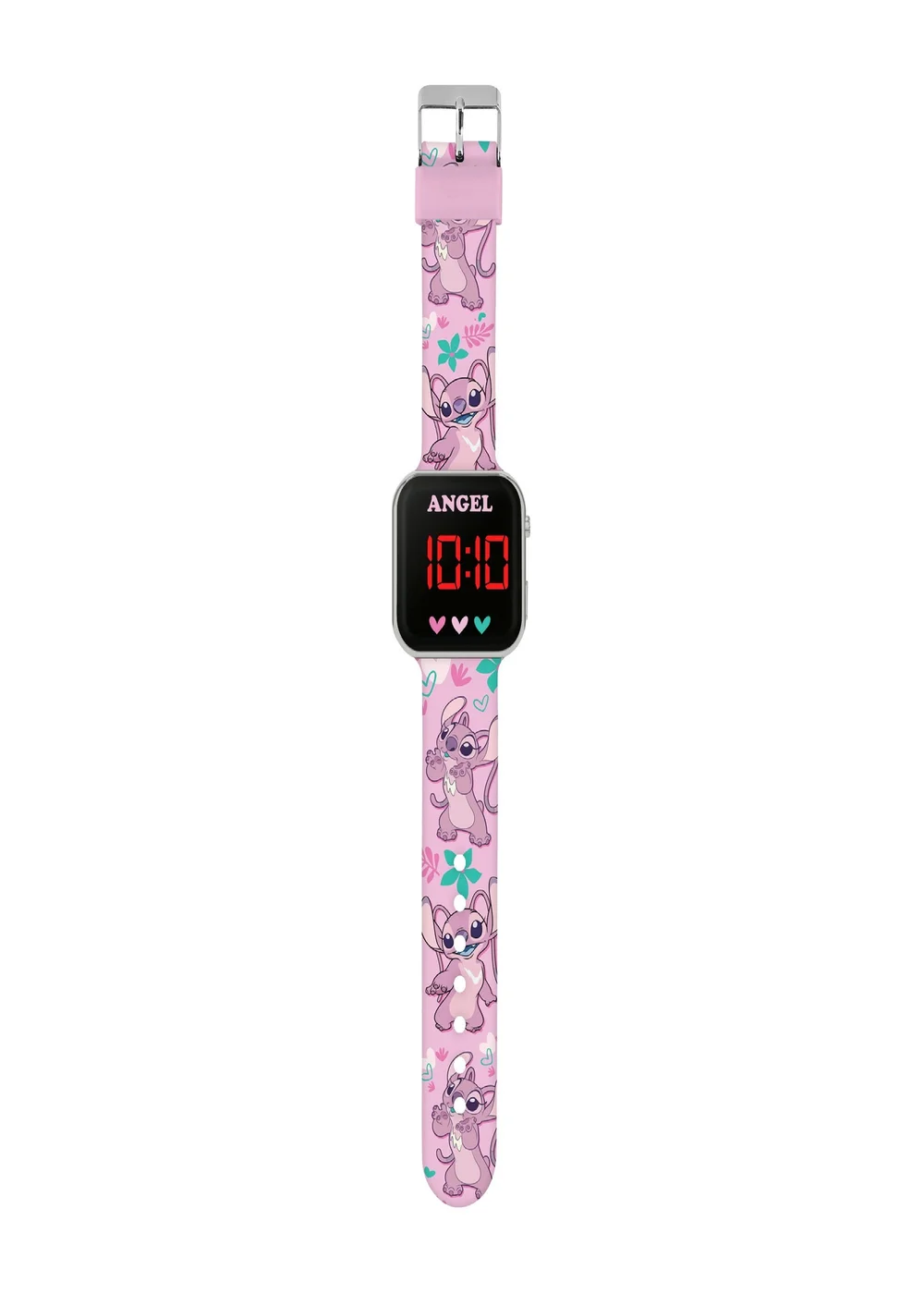 Disney Stitch Angel Printed Strap LED Watch - One Size Image 1