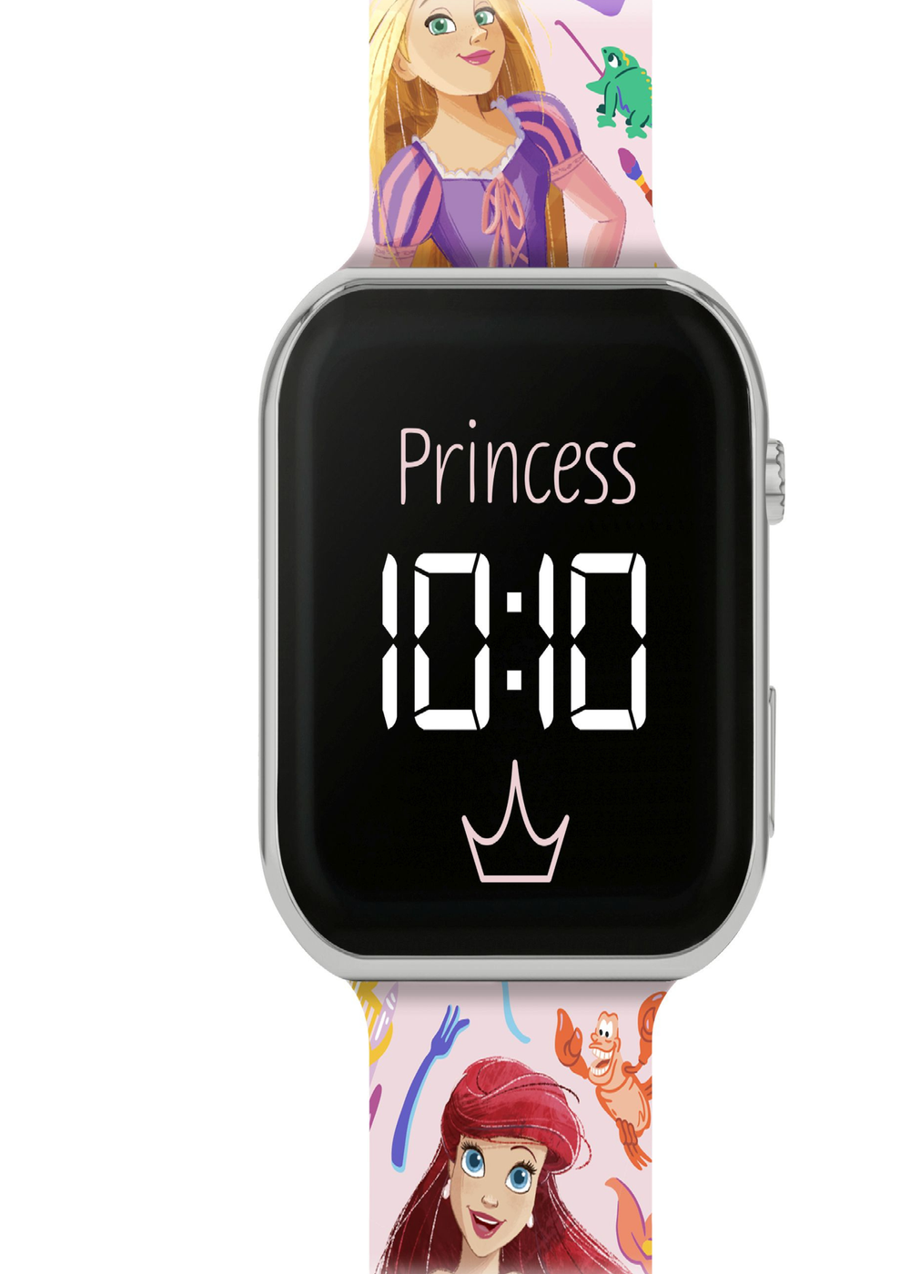 Disney Princess Pink Printed Strap LED Watch - One Size Image 3