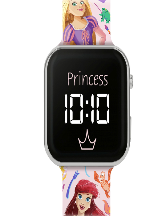 Disney Princess Pink Printed Strap LED Watch - One Size Image 3