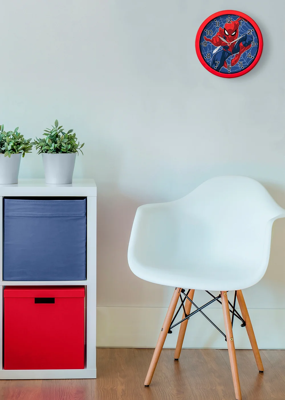 Marvel Red Spiderman Wall Clock - One Size Image 2