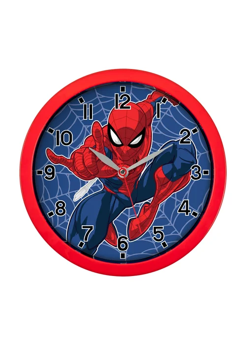Marvel Red Spiderman Wall Clock - One Size Image 1