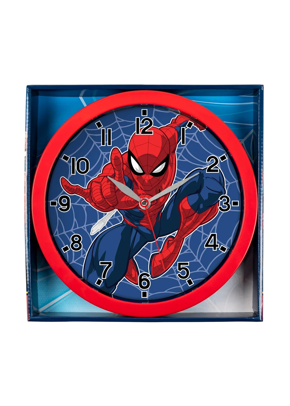 Marvel Red Spiderman Wall Clock - One Size Image 3