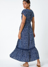 Roman Navy Polka Dot Lace Detail Maxi Dress - 16 Image 2