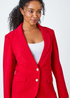 Roman Red Petite Textured Stretch Blazer - 18 Image 4