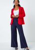 Roman Red Petite Textured Stretch Blazer - 18 Image 3