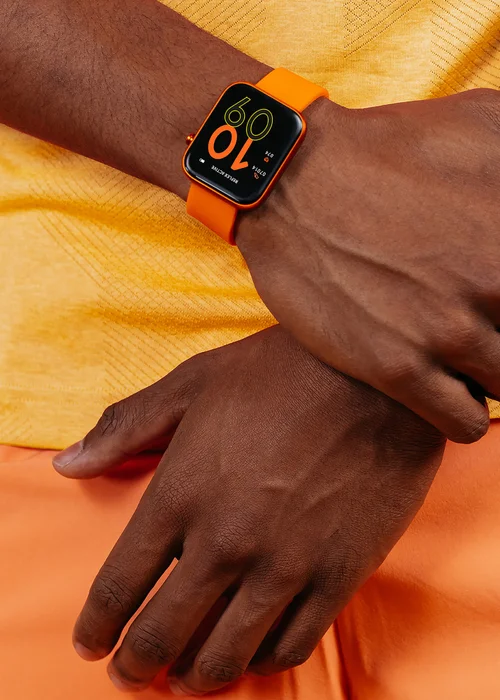 Reflex Active Series 12 Orange Strap Smart Watch - One Size Image 2