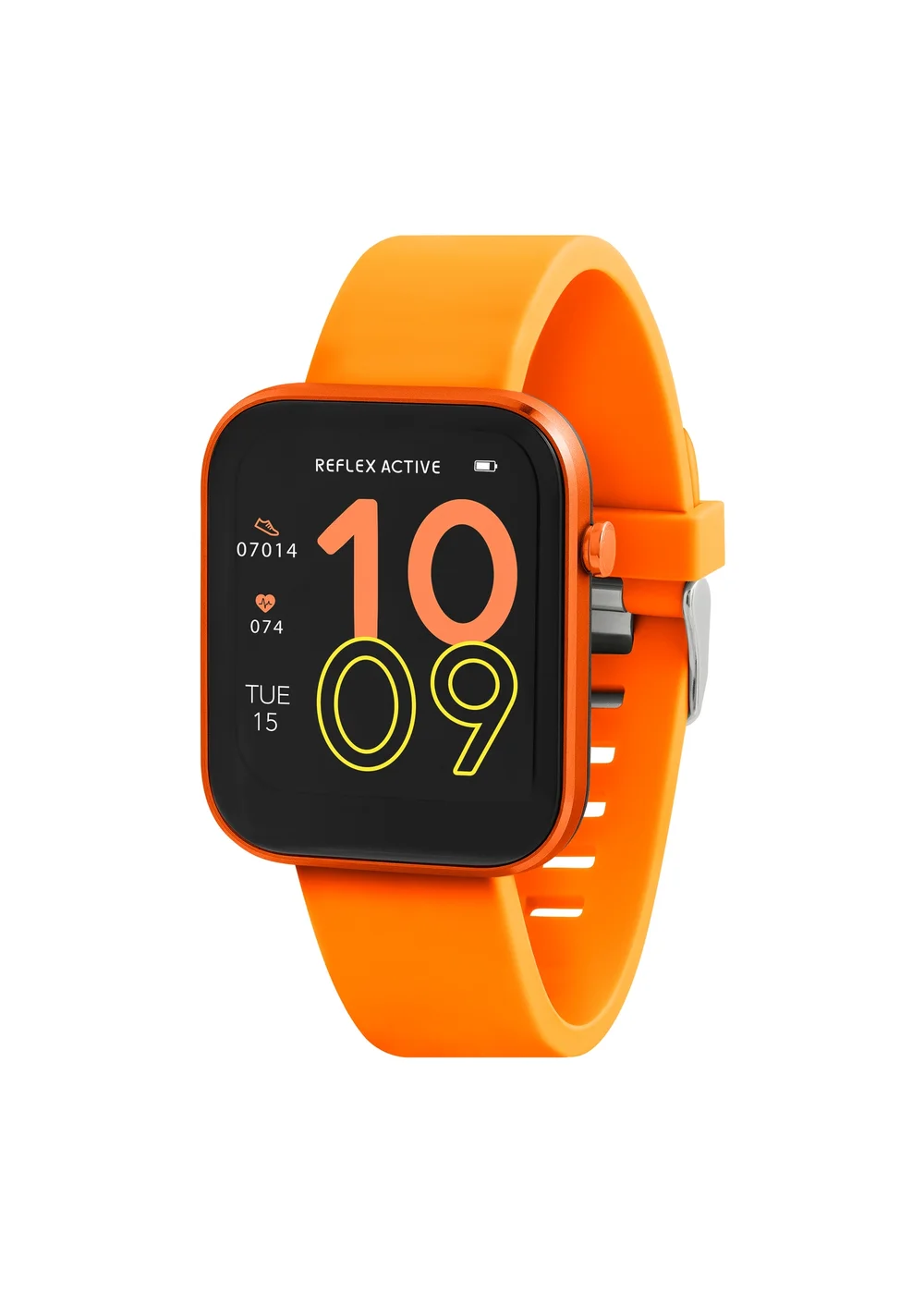 Reflex Active Series 12 Orange Strap Smart Watch - One Size Image 1