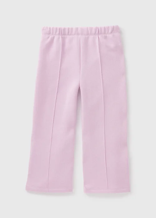 Girls Lilac Wide Leg Joggers (1-7yrs) - 1 to 1 half years Image 1