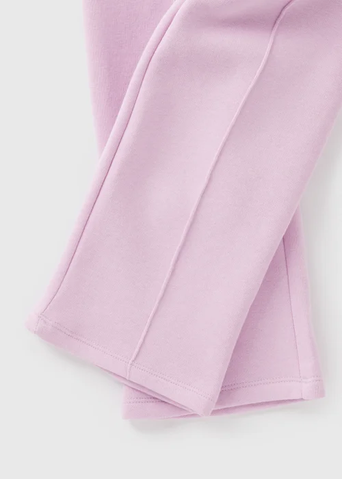 Girls Lilac Wide Leg Joggers (1-7yrs) - 1 to 1 half years Image 2