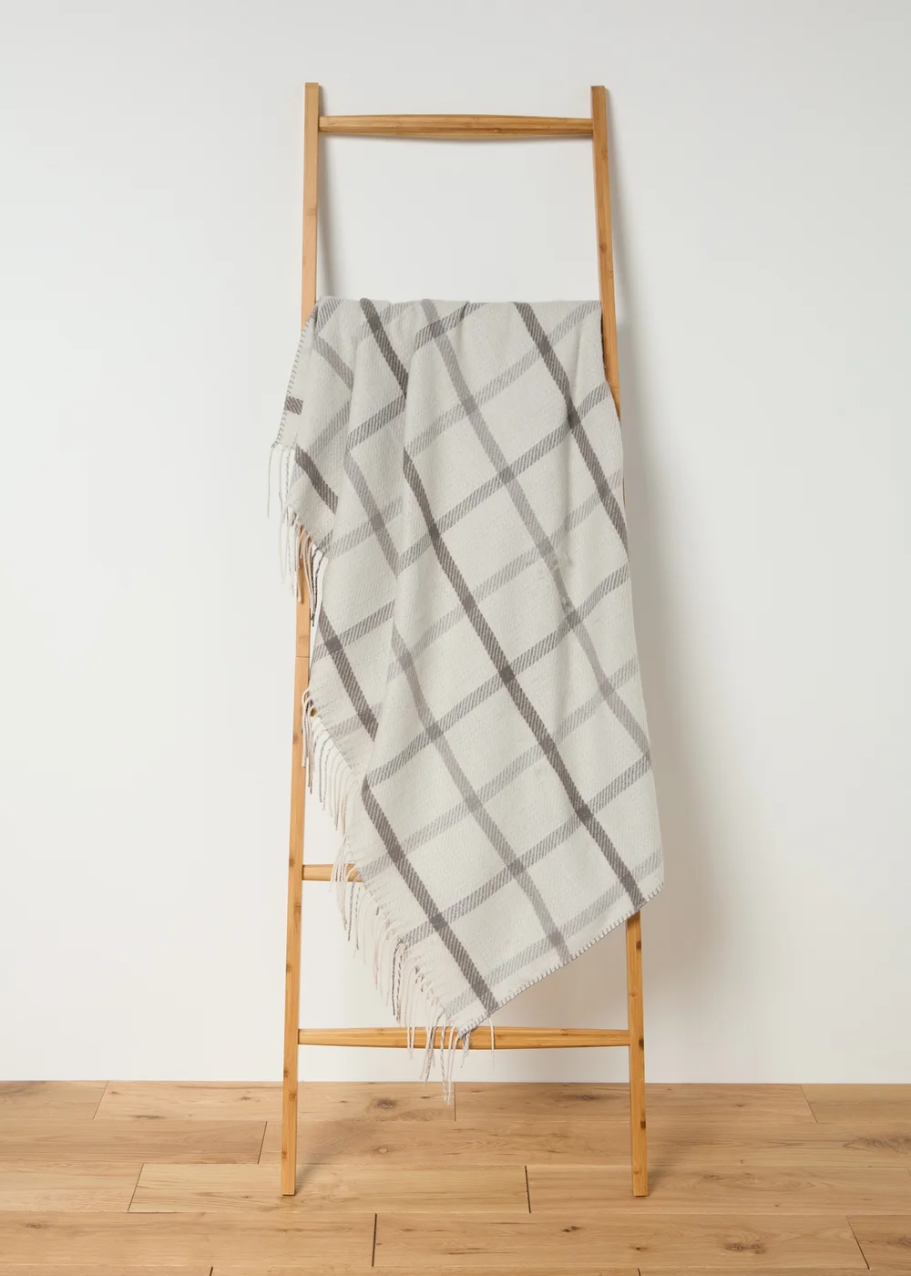 Neutral Check Throw Image 1