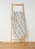 Neutral Check Throw Image 1
