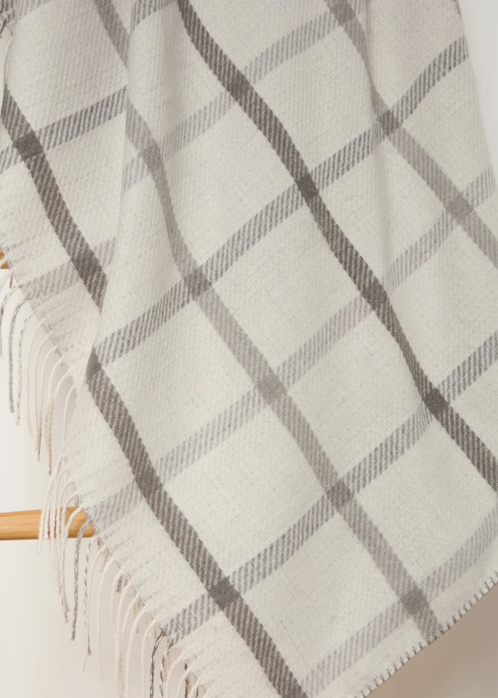 Neutral Check Throw Image 2