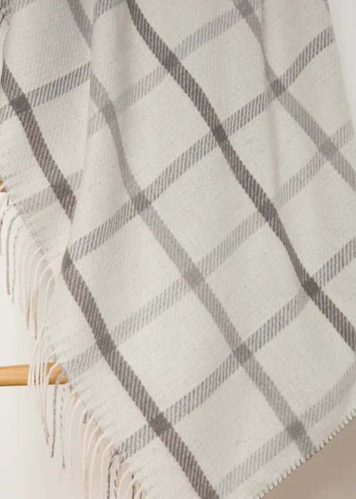 Neutral Check Throw Image 2