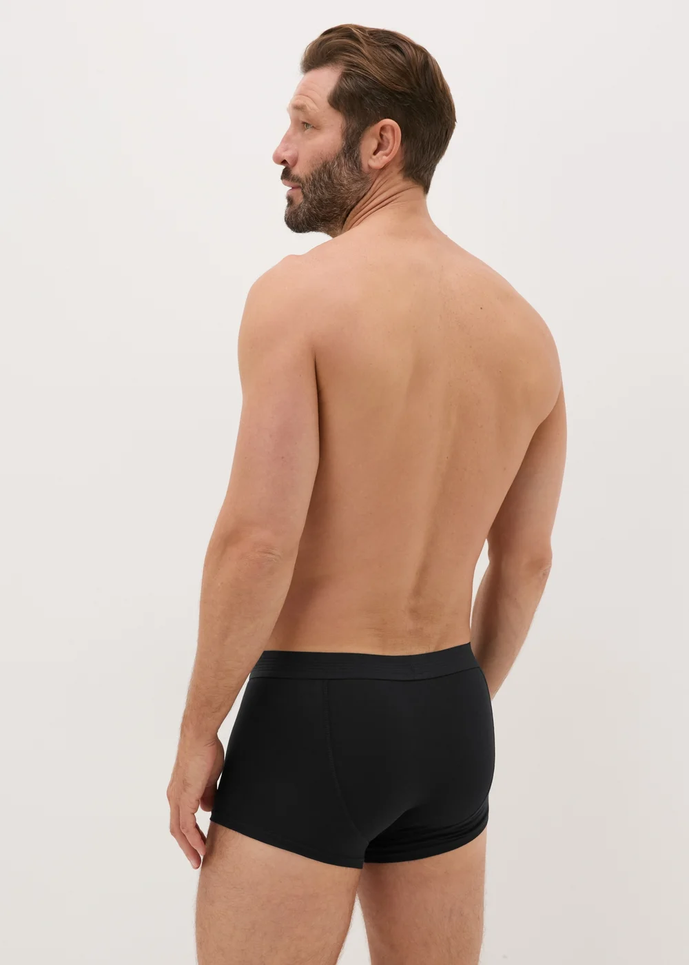 3 Pack Navy Grey & Black Modal Hipsters - XS Image 3