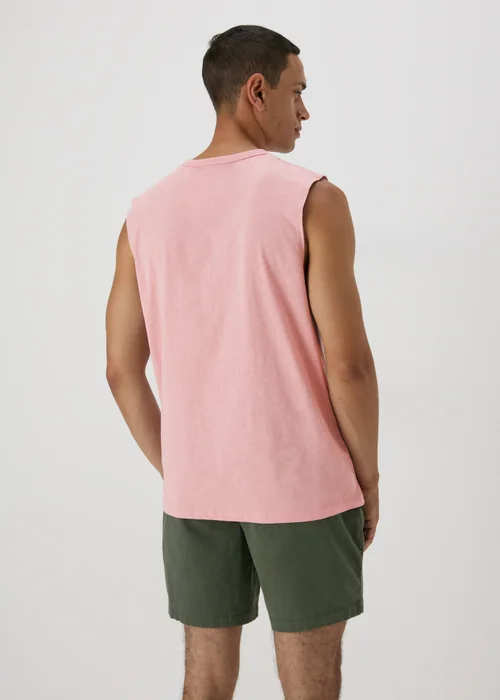 Easy Pink Slogan Vest Top - Small Image 2