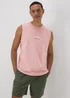 Easy Pink Slogan Vest Top - Small Image 1