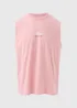 Easy Pink Slogan Vest Top - Small Image 5