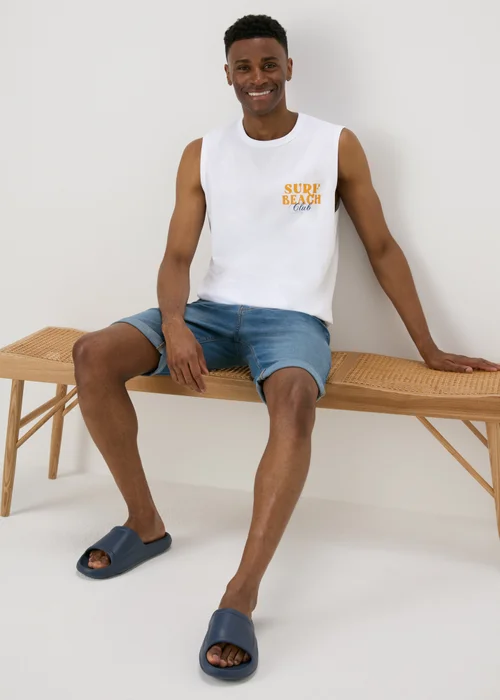 White Beach Vest - Small Image 4