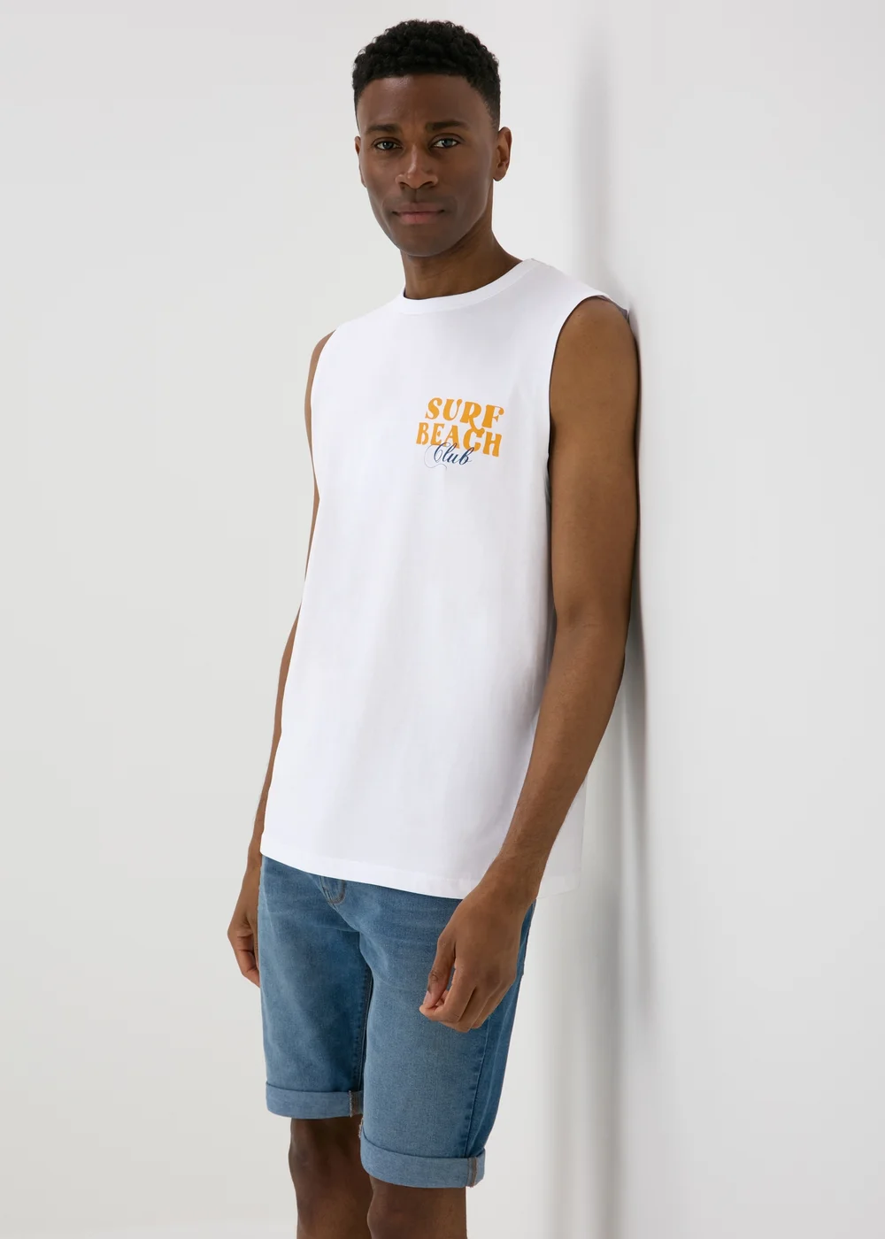 White Beach Vest - Small Image 1
