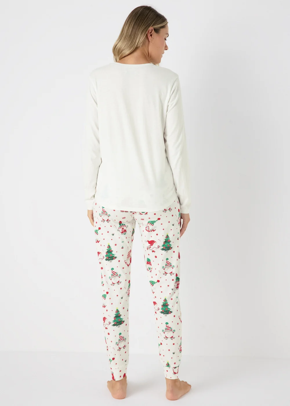 Winter Poem Cream Gonk Pyjama Set - Extra small Image 2