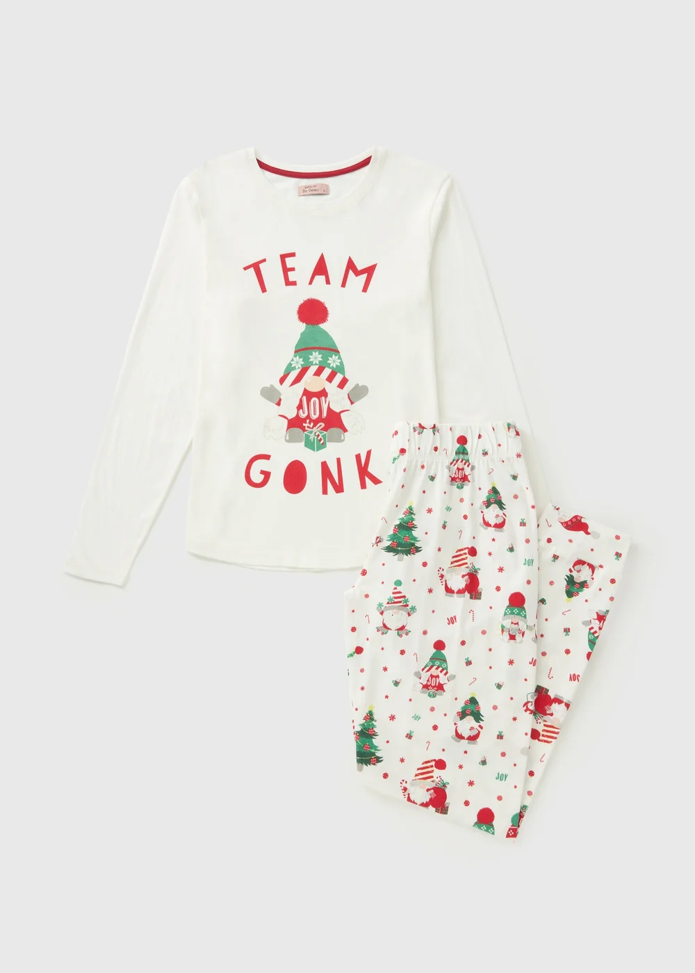 Winter Poem Cream Gonk Pyjama Set - Extra small Image 3