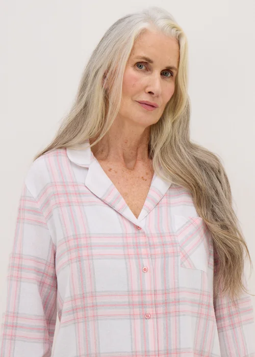 Pink Check Nightshirt - M Tick Approved - Size 8 Image 2
