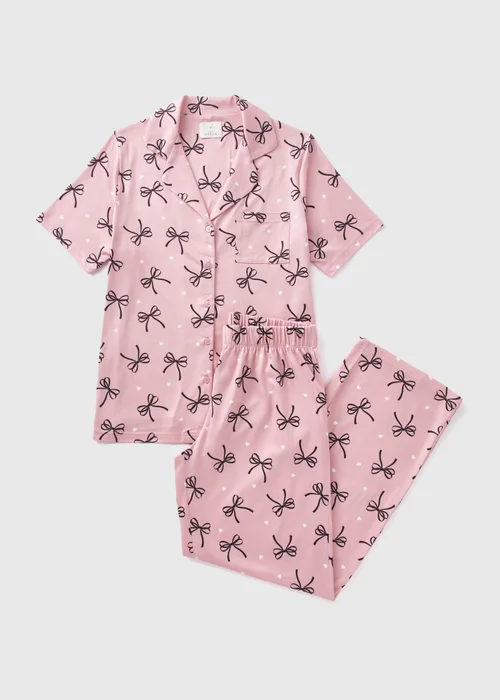Pink Bow Pyjama Set - Extra small Image 4