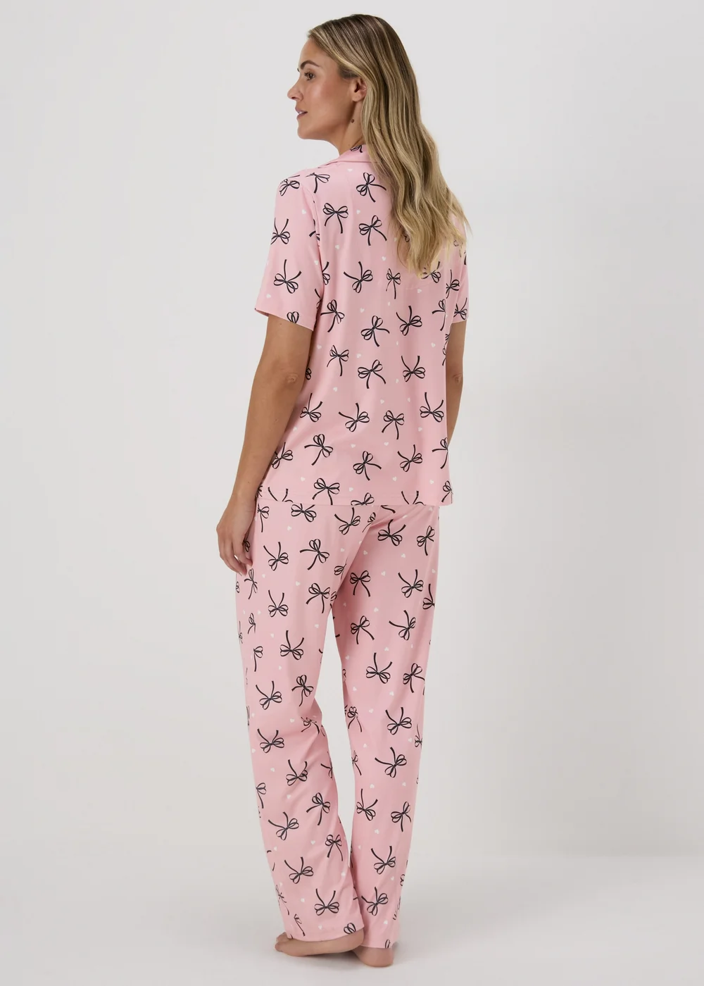 Pink Bow Pyjama Set - Extra small Image 2