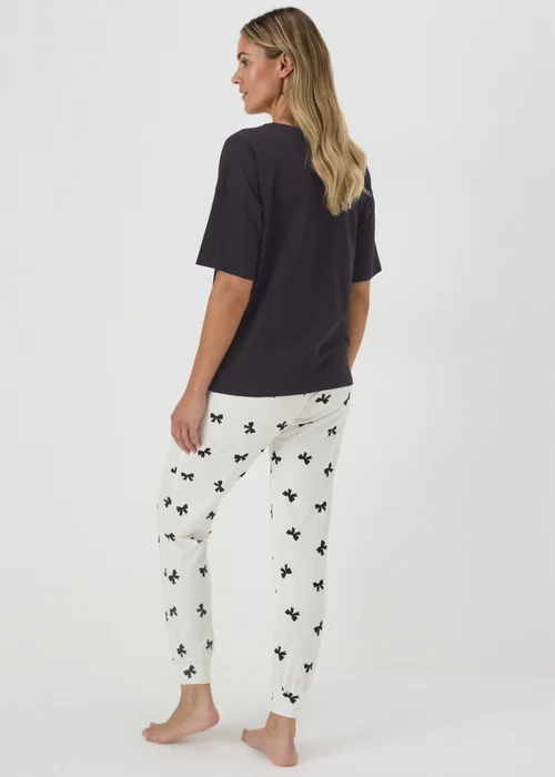 Black Bow Pyjama Set - Extra small Image 2