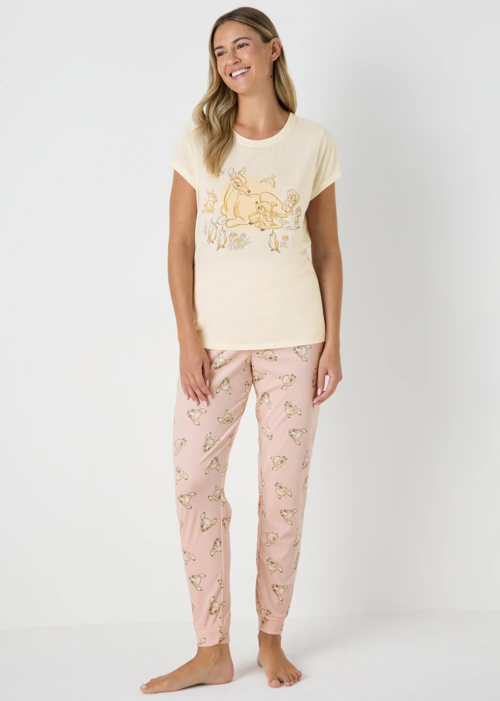 Cream Bambi Pyjama Set - Extra small Image 1