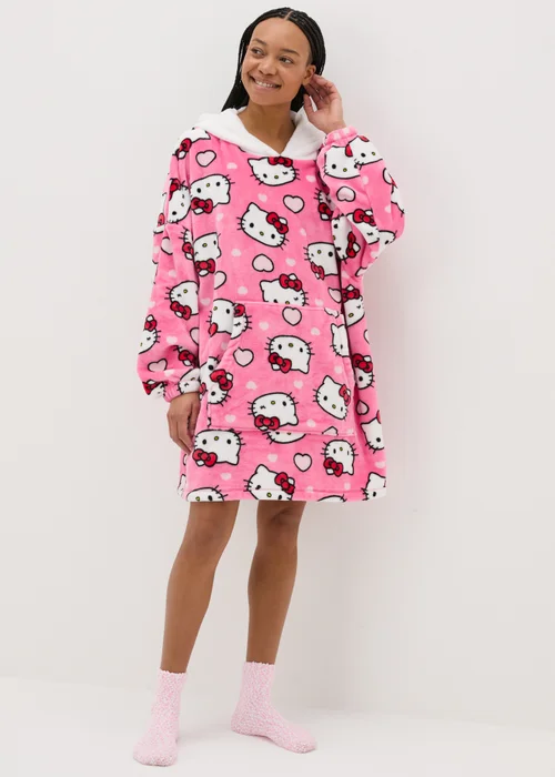 Hello Kitty Pink Snuggle Hoodie - Extra small Image 1