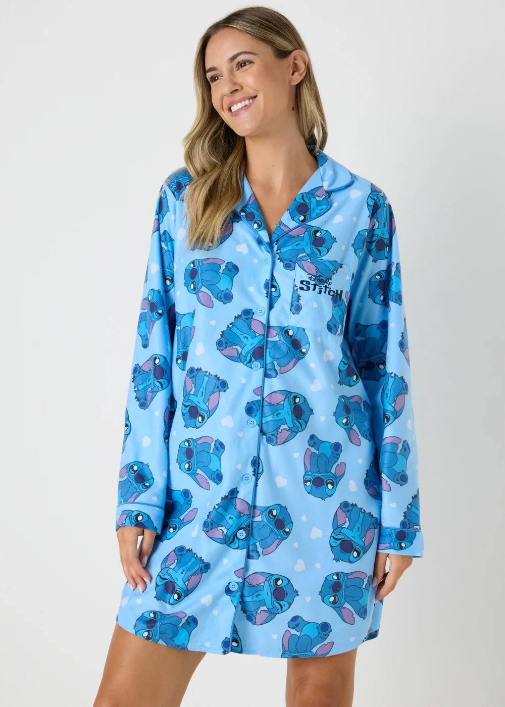 Disney Blue Stitch Night Shirt - Extra small Image 1