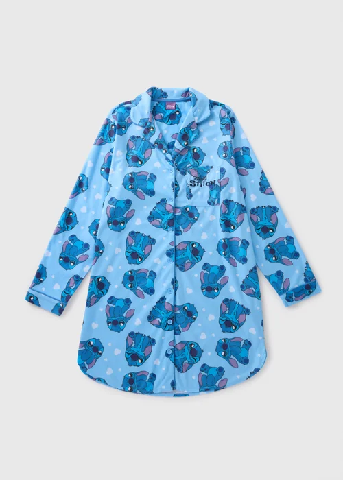 Disney Blue Stitch Night Shirt - Extra small Image 3