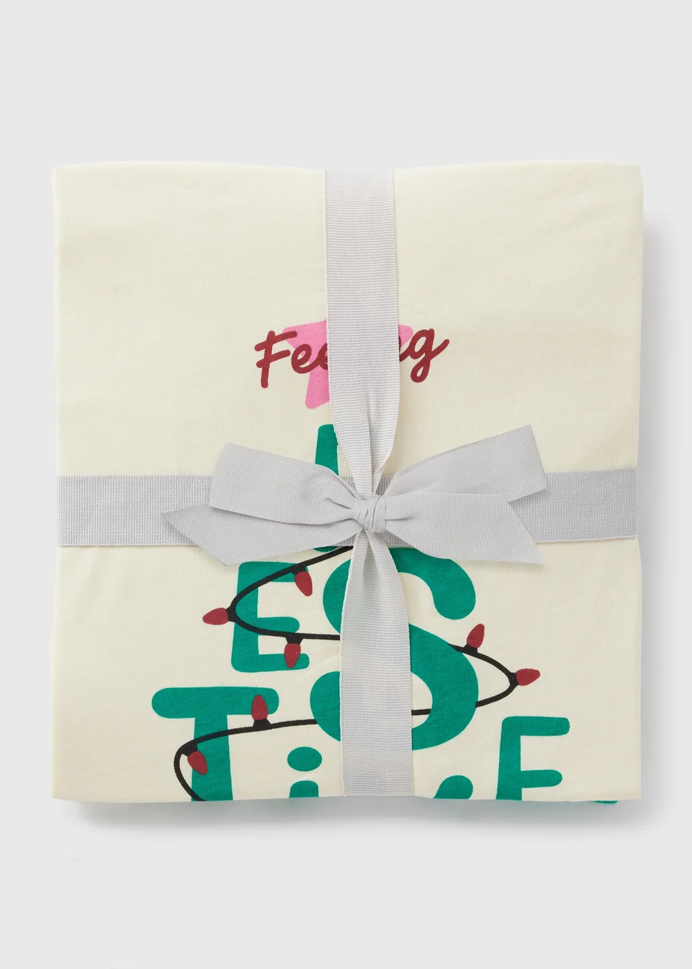 Cream Feeling Festive Pyjama Set - Extra small Image 3